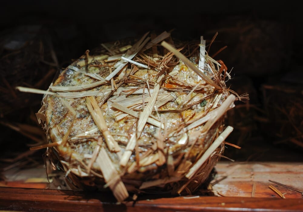 Pecorino di Pienza stagionato in paglia